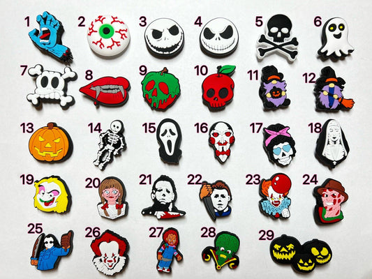 Horror Shoe Charms