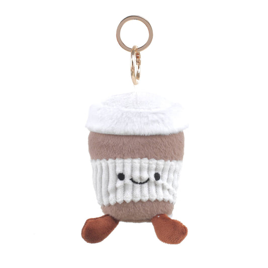 PLUSH COFFEE CUP BAG CHARM
