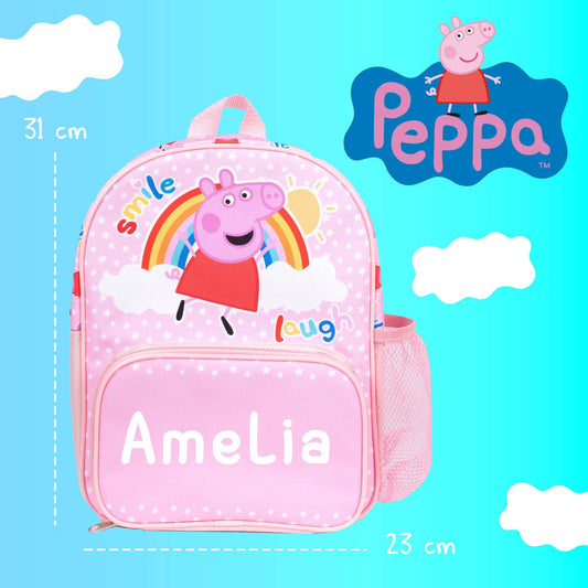 Kids Personalised Backpack - Peppa Pig