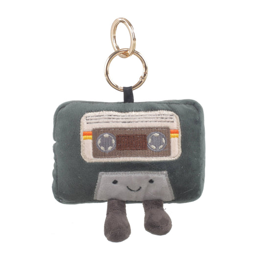 PLUSH CASSETTE BAG CHARM