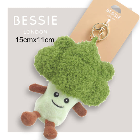 PLUSH BROCCOLI BAG CHARM