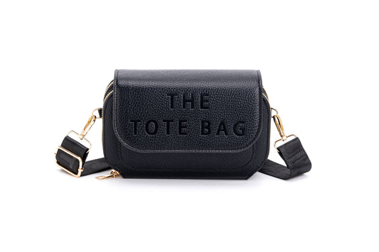 JLB10-Crossbody Handbag With 2 Separate Top Zipped Sections