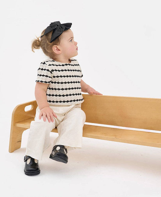 Luna Black Patent Girls Kids Shoe