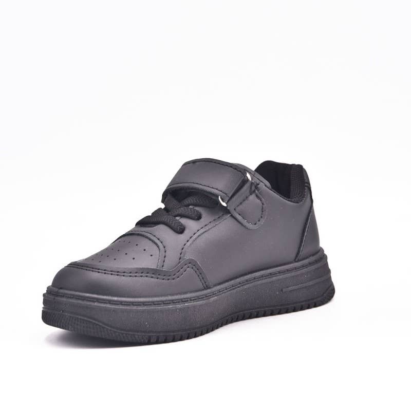 Black School Plain children's sneakers