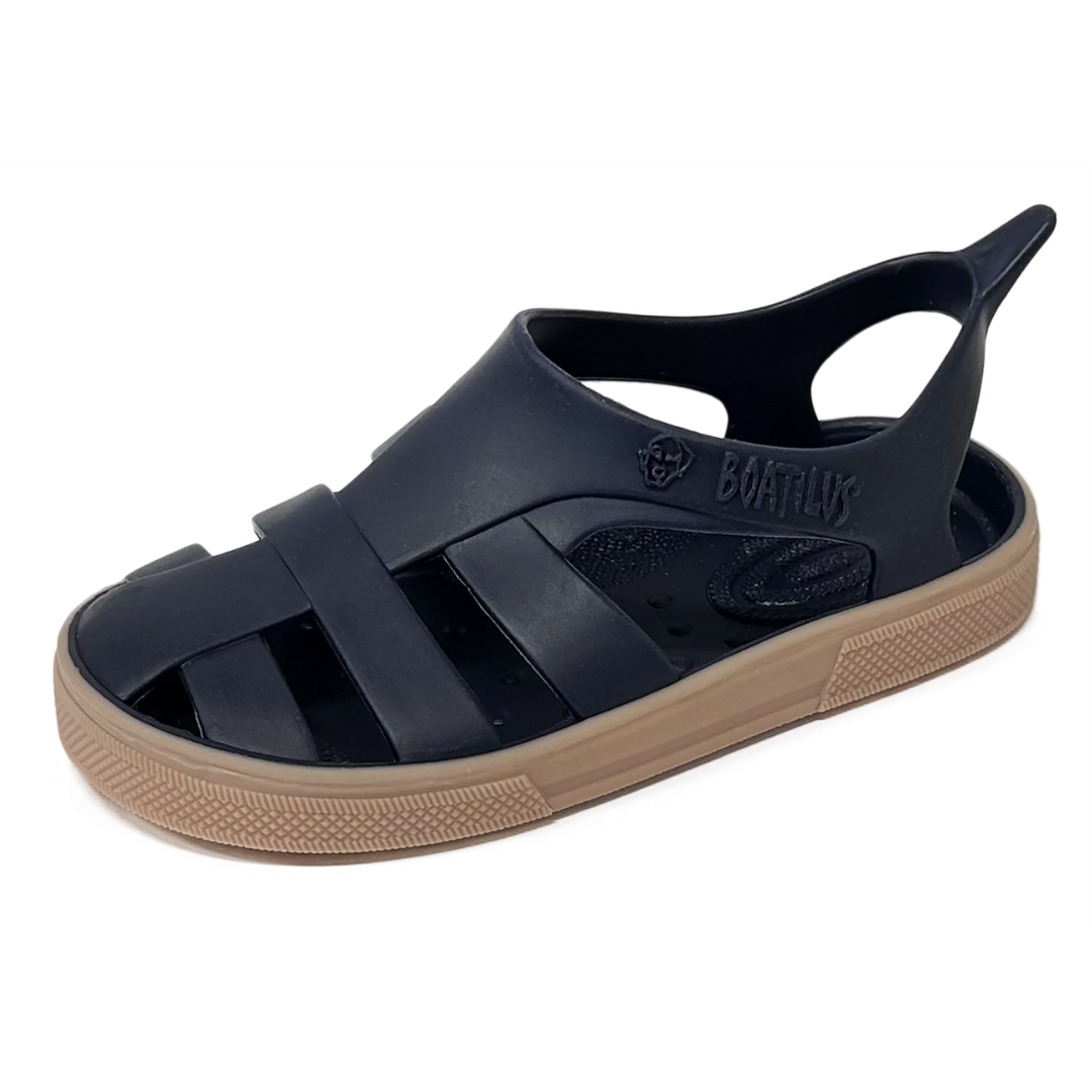 Barefoot Bioty Sandals Chestnut Sole - Boatilus: Navy
