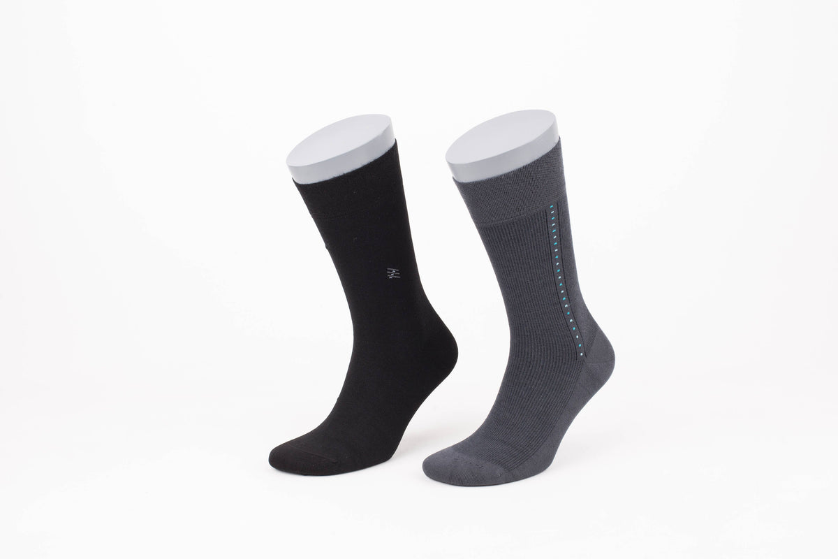 Joyful Premium Bamboo Crew Socks Gift Box for Men – 6 Pairs
