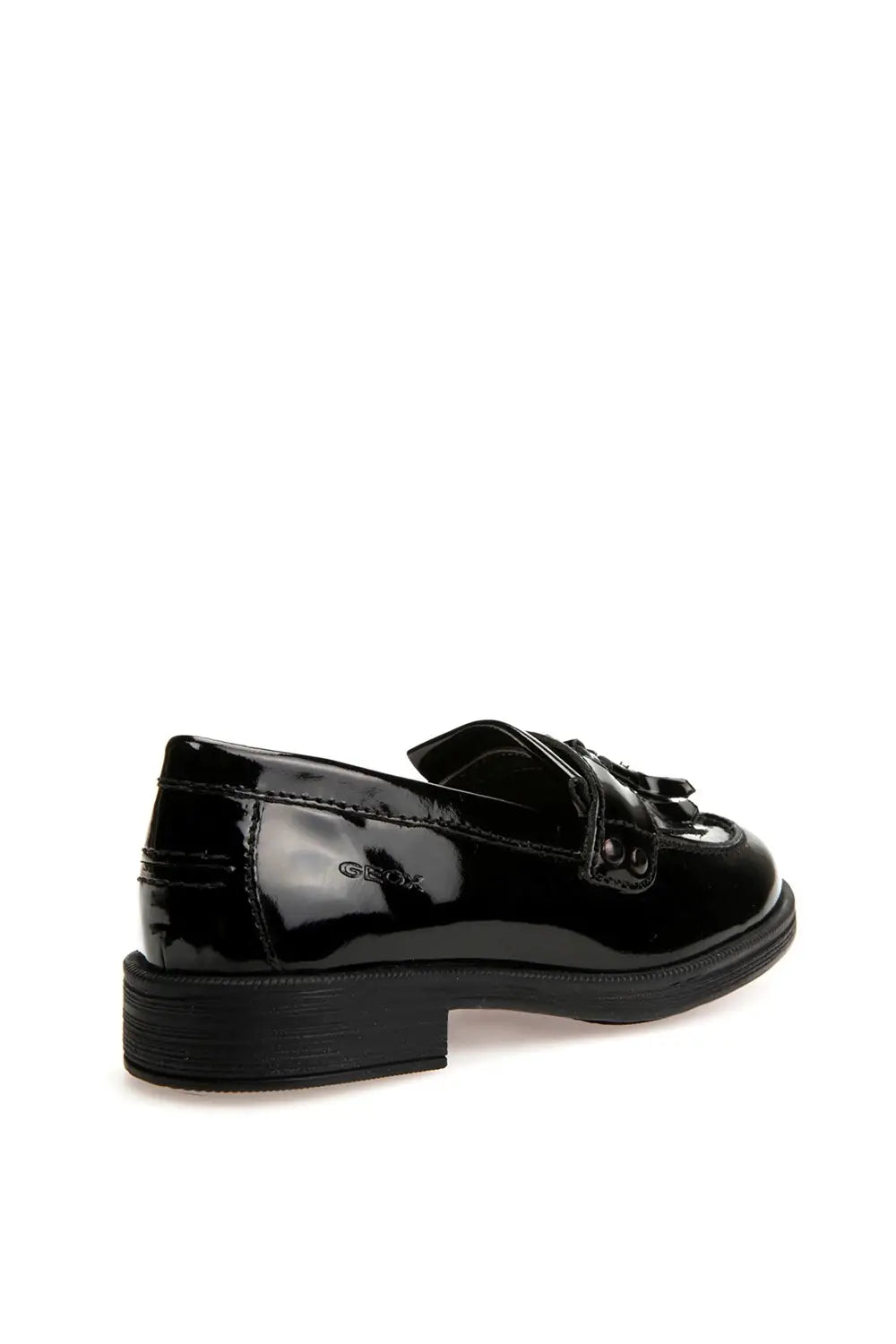 GEOX J Agata A Slip On Shoe Patent leather black shoe
