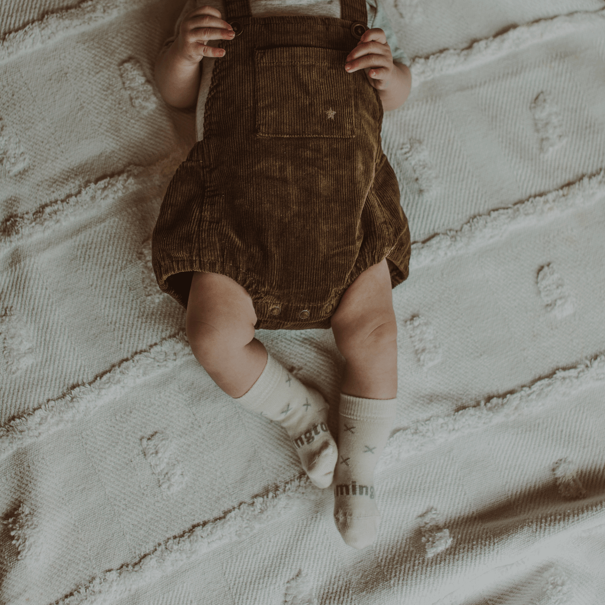 Merino Wool Crew Socks | BABY | Fox