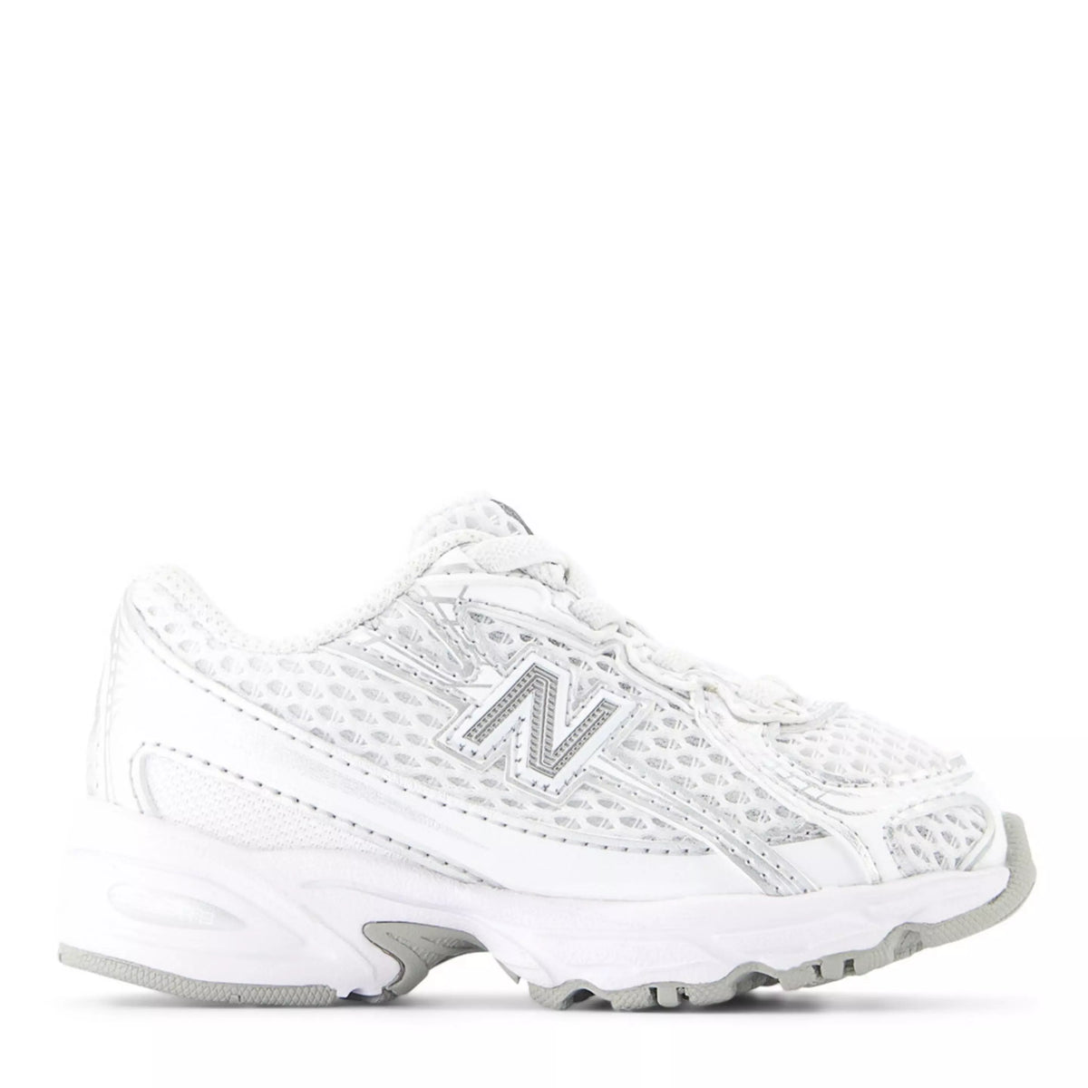 New Balance 740 Infant Trainers White Silver Metalic, infant