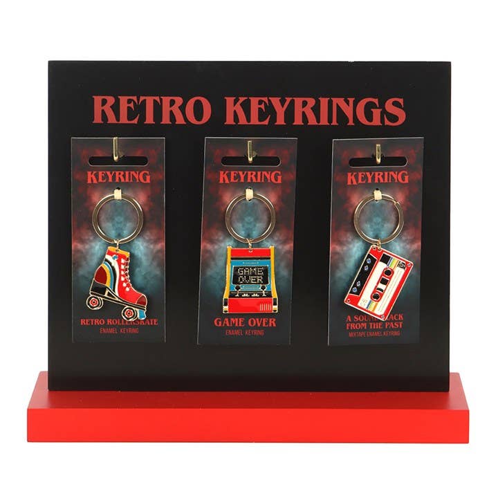 Retro 80s Keyrings