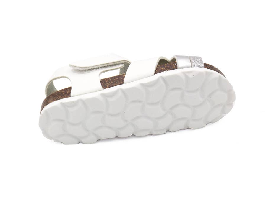 Bio Silver sandals for girls