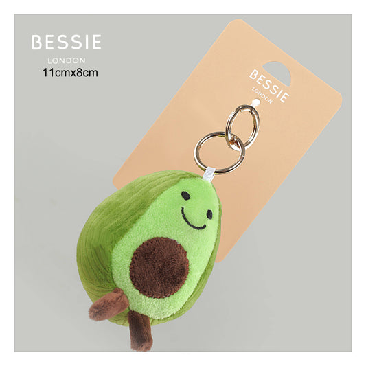 PLUSH AVOCADO BAG CHARM