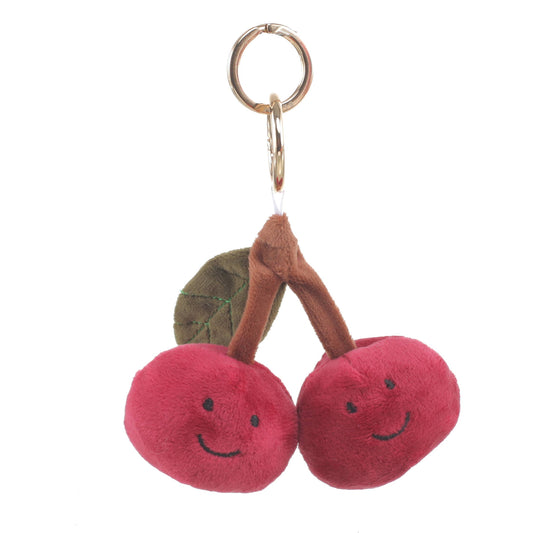 PLUSH CHERRY BAG CHARM
