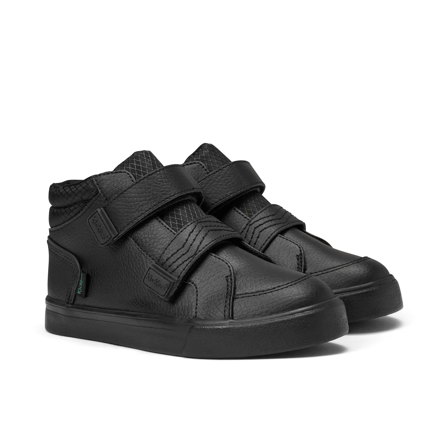 Junior Boys Kickers Tovni Hi Reflective Leather Black