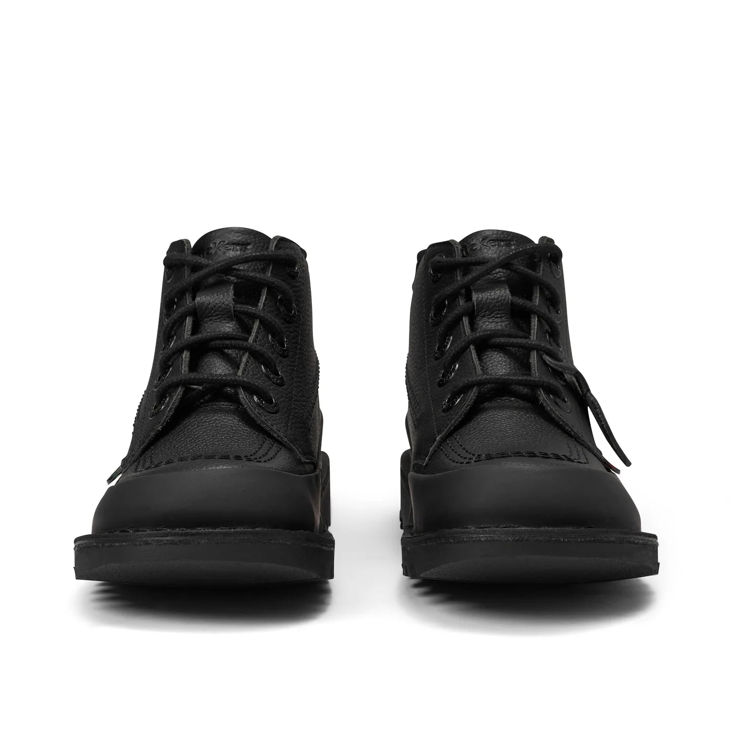 Kickers Mid Track Leather YM Black