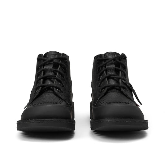 Kickers Mid Track Leather YM Black