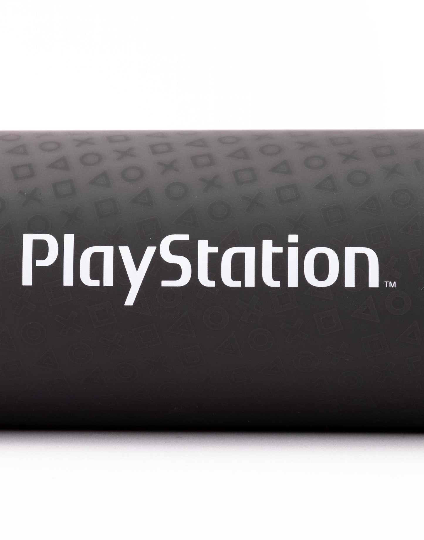 PlayStation Mens Black Basic Logo Print Stainless Steel Bottle (One Size)