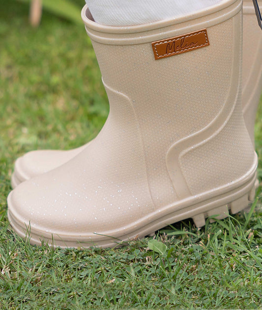 Beige Angel Wellies