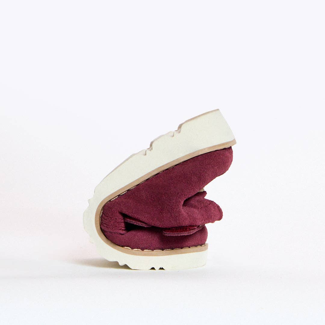 Orion Purple Suede Kids Boot