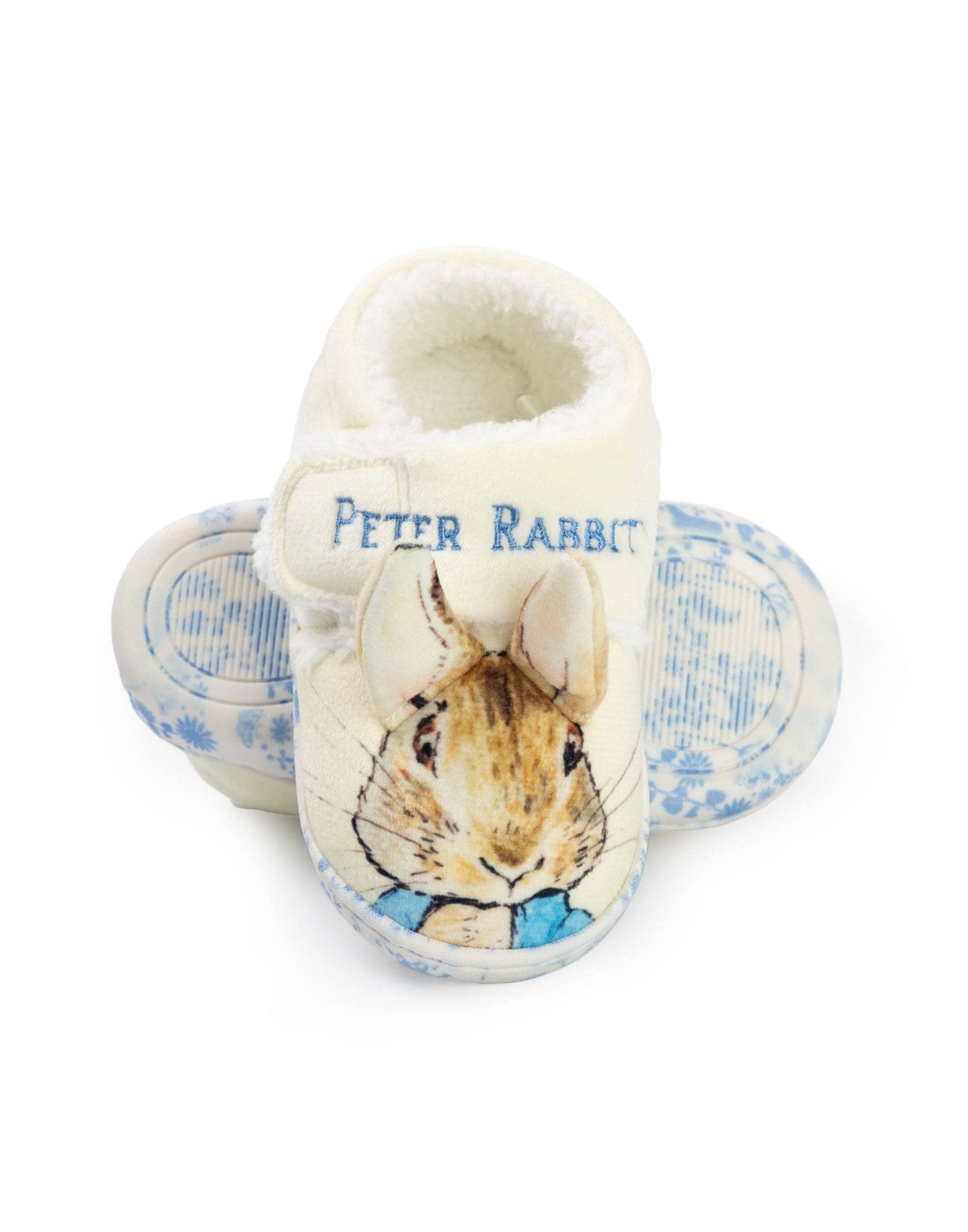 Peter Rabbit Unisex Kids Multicoloured Character Face Velcro Loafer Slippers