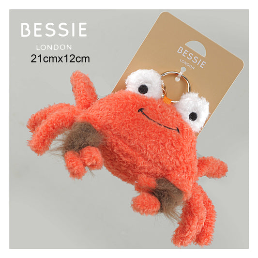 PLUSH CRAB KEYCHAIN CHARM