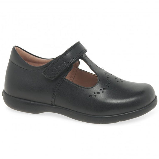 GEOX Junior Naimara T-Bar Girls School Shoes