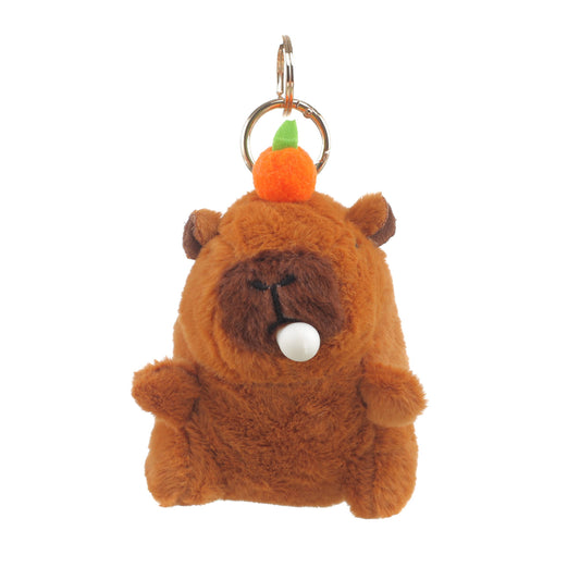 PLUSH ORANGE CAPYBARA CHARM