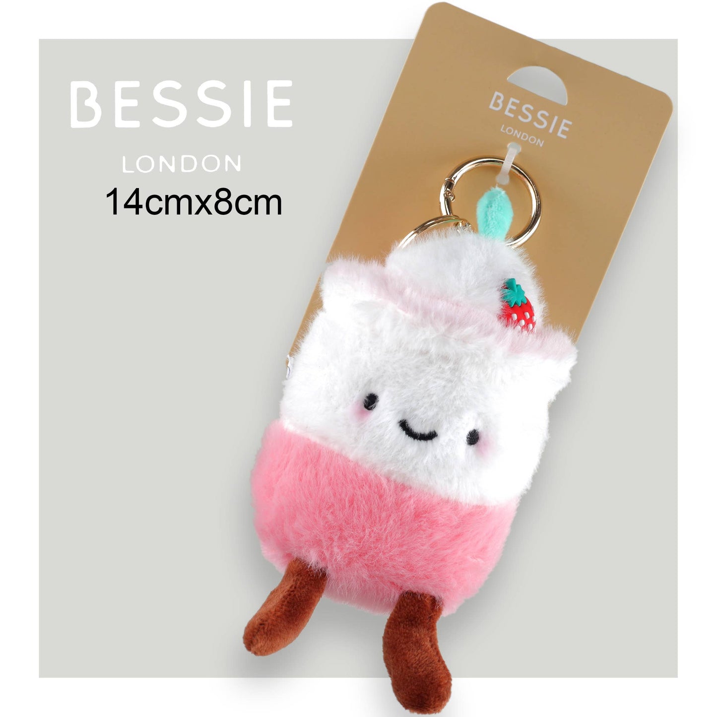 PLUSH ICED COFFEE BAG CHARM