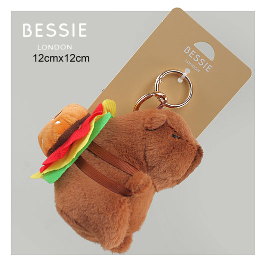 BURGER CAPY BAG CHARM