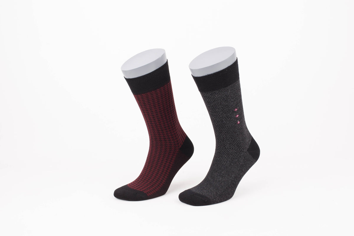 Joyful Premium Bamboo Crew Socks Gift Box for Men – 6 Pairs