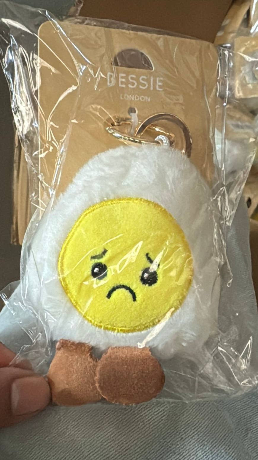 BOILED HALF EGG BAG CHARM