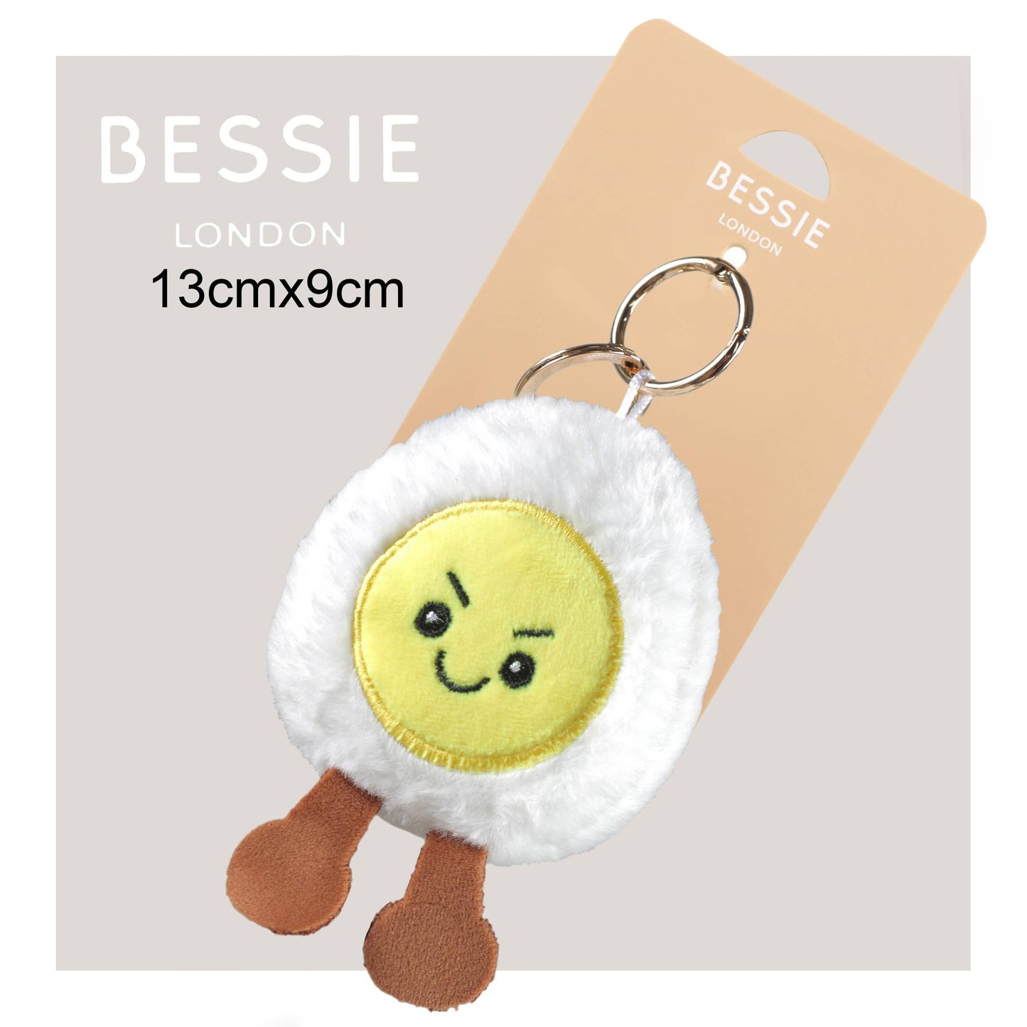 BOILED HALF EGG BAG CHARM