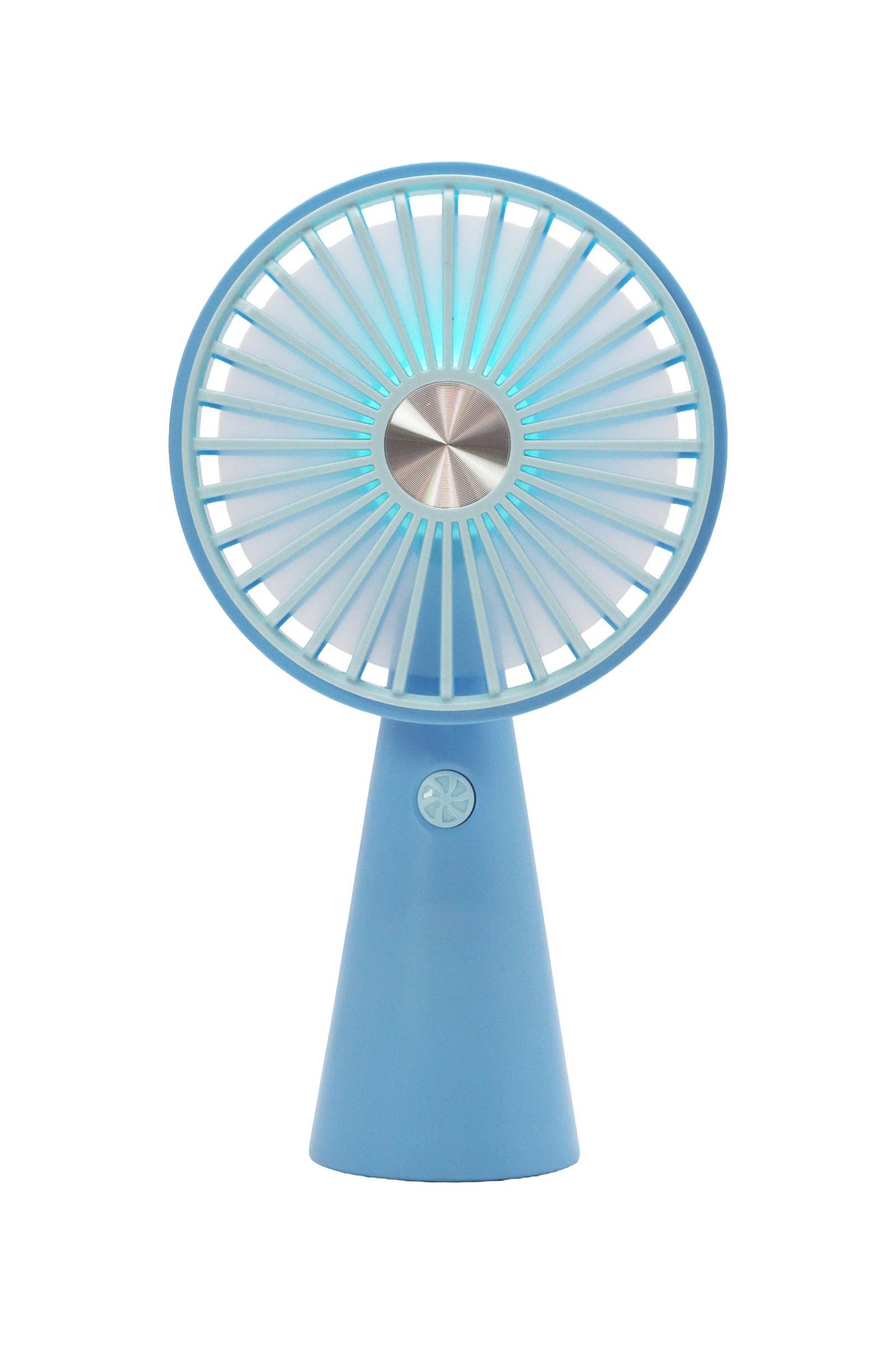 Pastel Matte Led Light-up Handheld Electric Fan