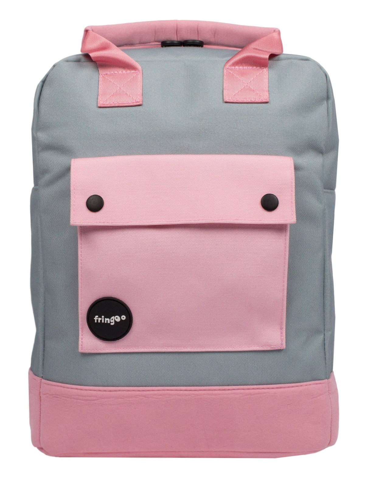 Grey and Pink Teen Backpack