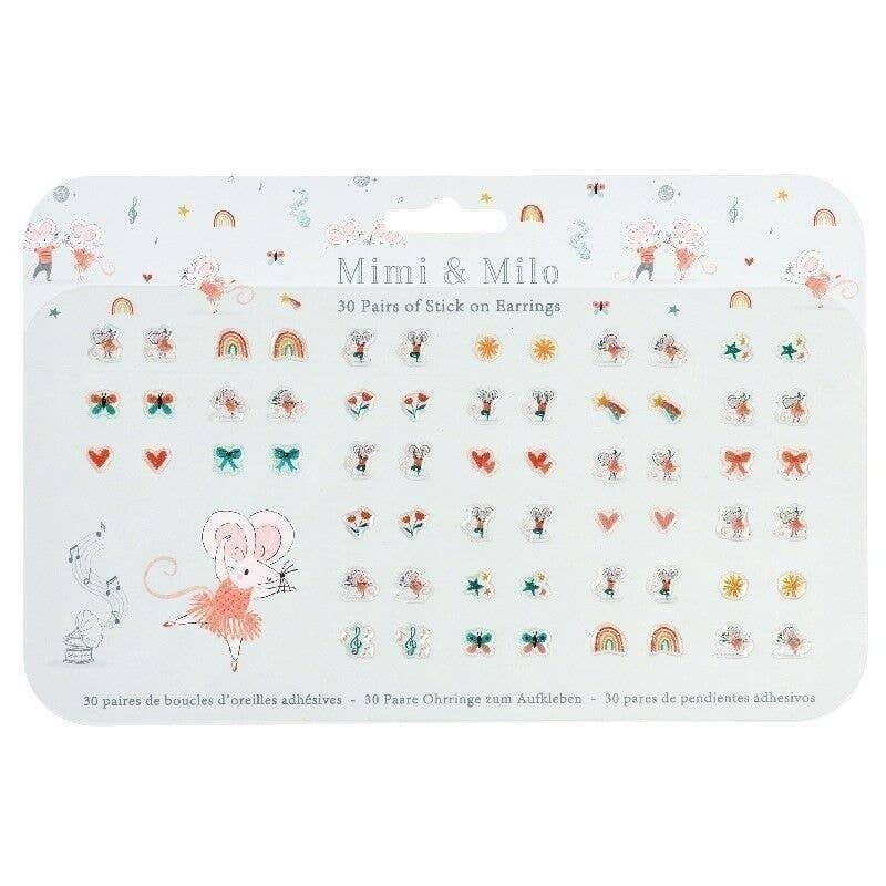 Stick On Earrings - Mimi And Milo