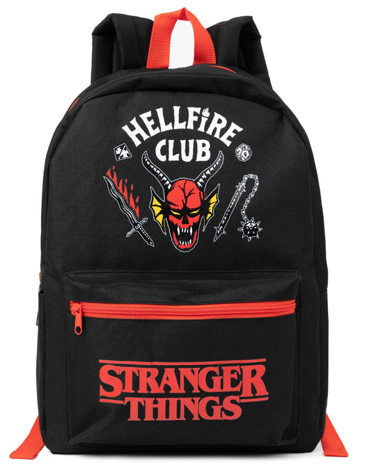 Stranger Things Unisex Kids Black Printed Backpack (One Size)