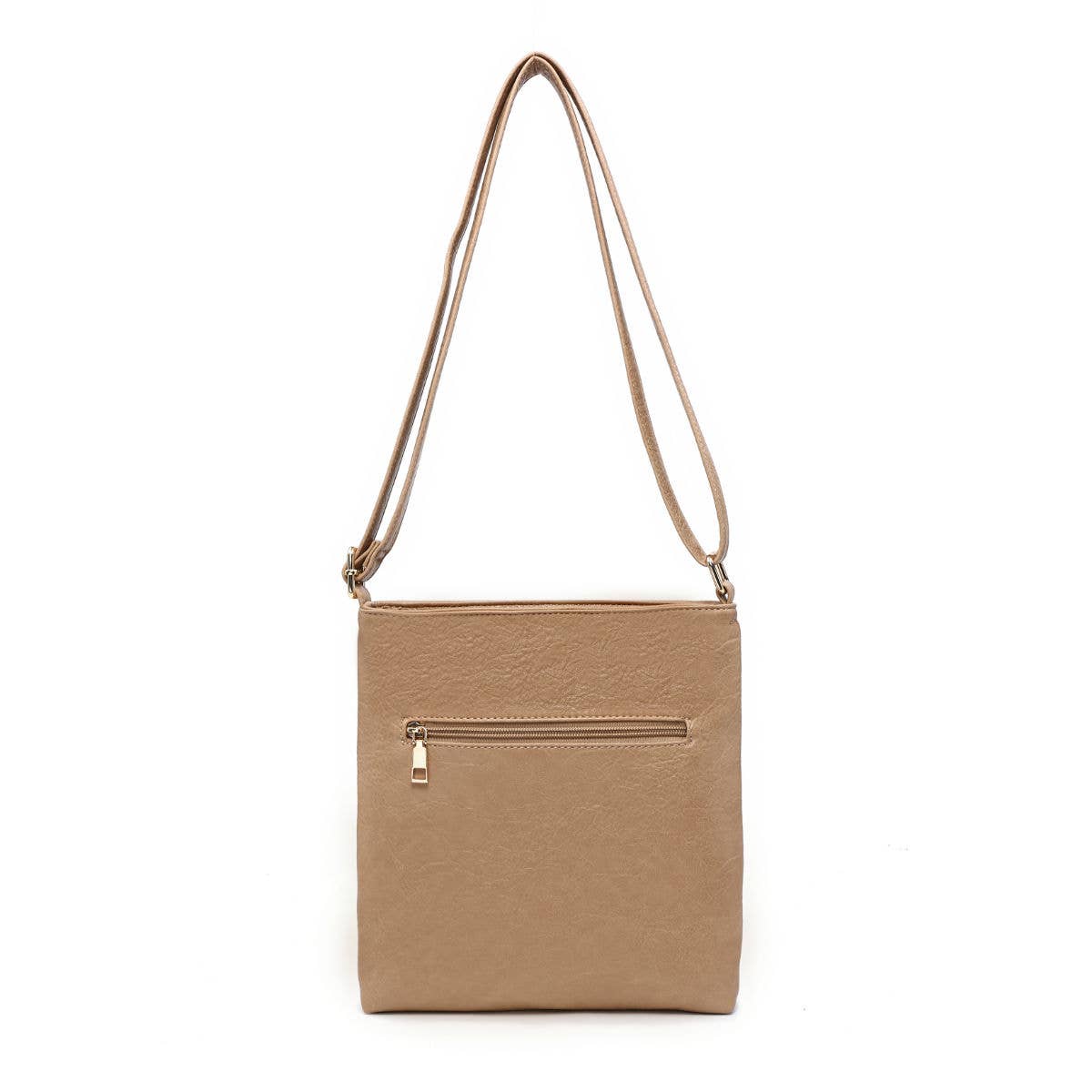 B23013 Cross Body Handbag with zip top sections