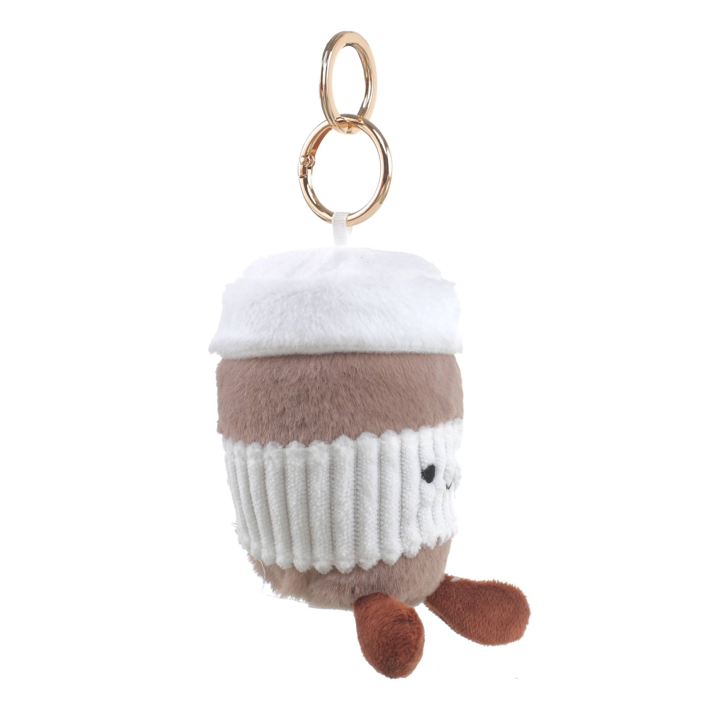 PLUSH COFFEE CUP BAG CHARM