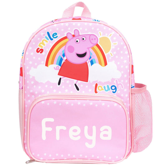 Kids Personalised Backpack - Peppa Pig