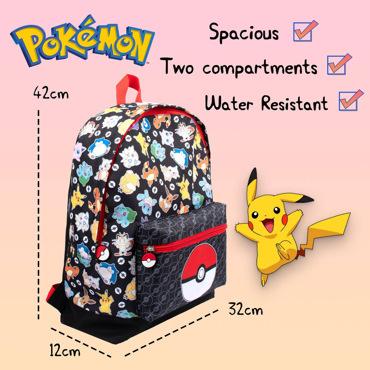 Kids School Backpack - Pokemon | Fringoo
