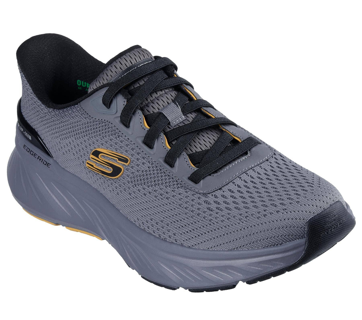 Skechers Hands Free Slip-ins Shoe For Men - Edgeride Erlson in Charcoal Yellow, 6-13