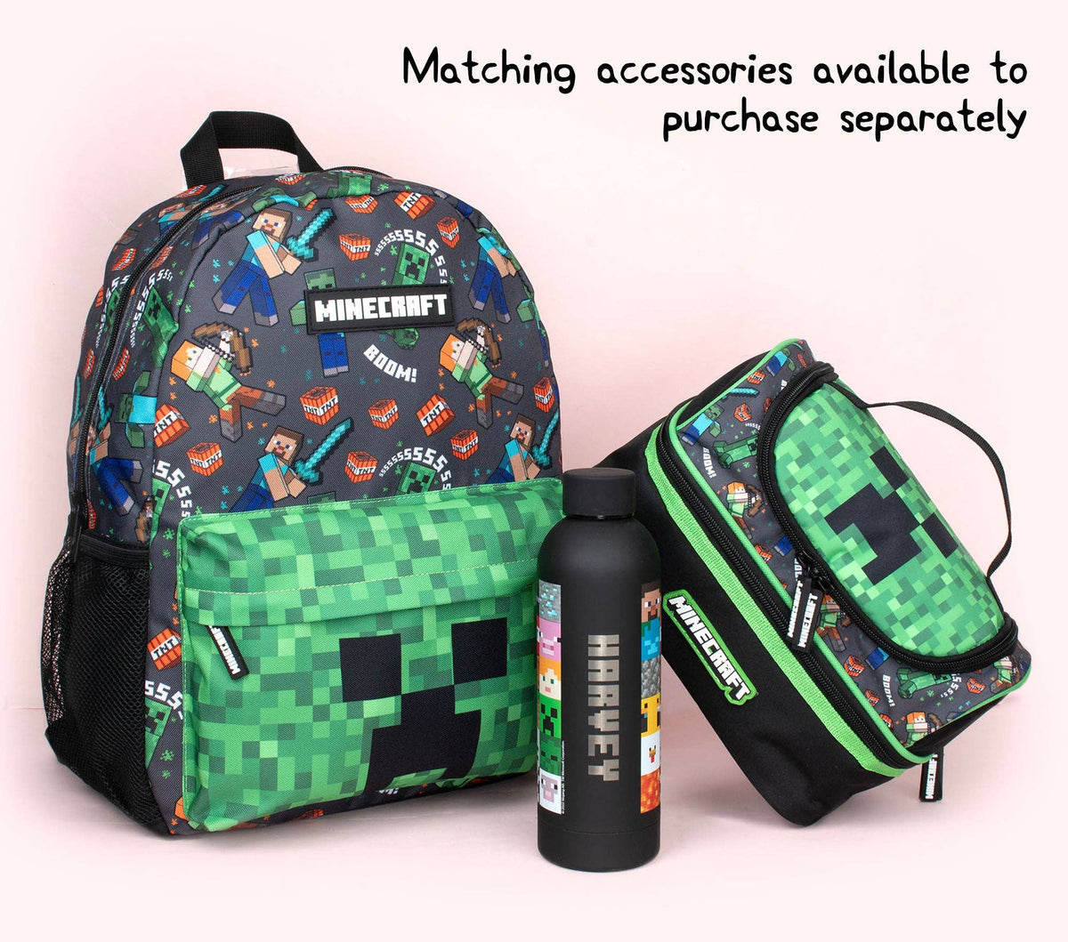 Large School Kids Backpack - Minecraft | Fringoo
