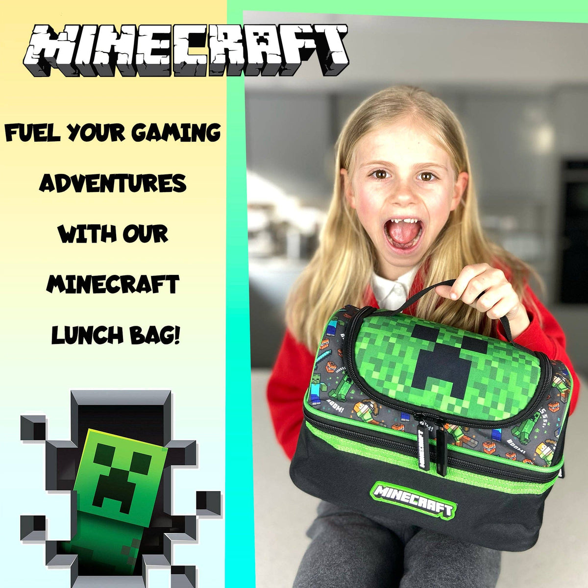 Minecraft Multi Lunch Bag