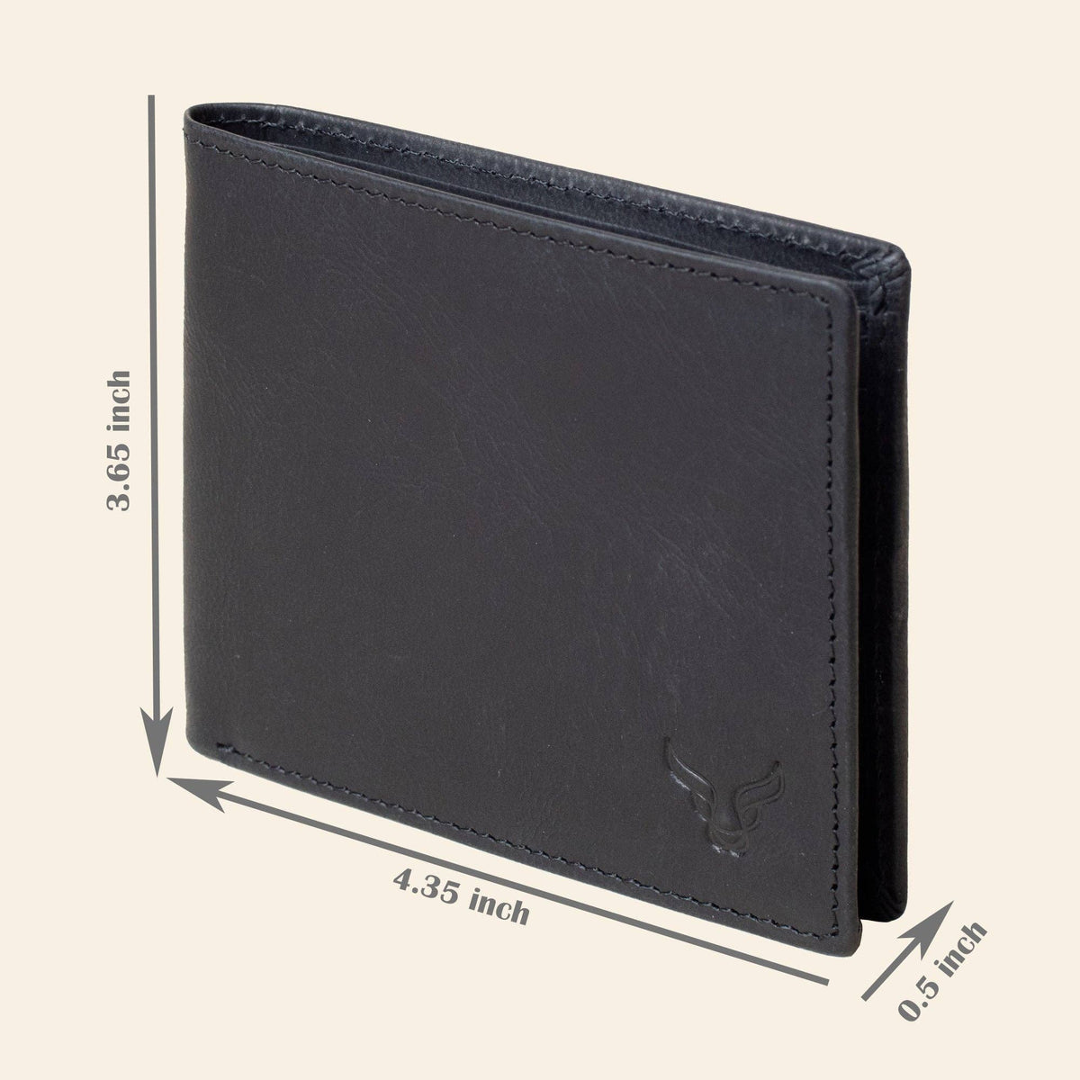 Assots London 'THE PRESTIGE COMBO' Black Genuine Leather Wallet & Cardholder Combo Gift Box