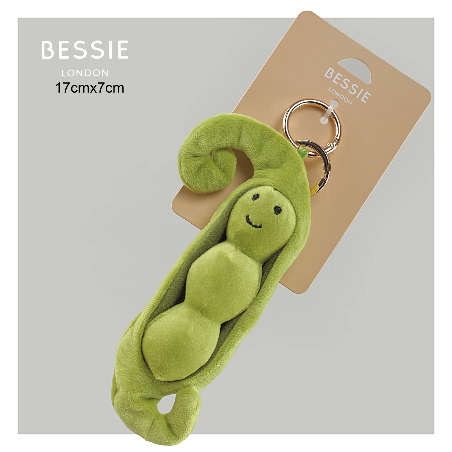 BROAD BEAN KEYCHAIN CHARM