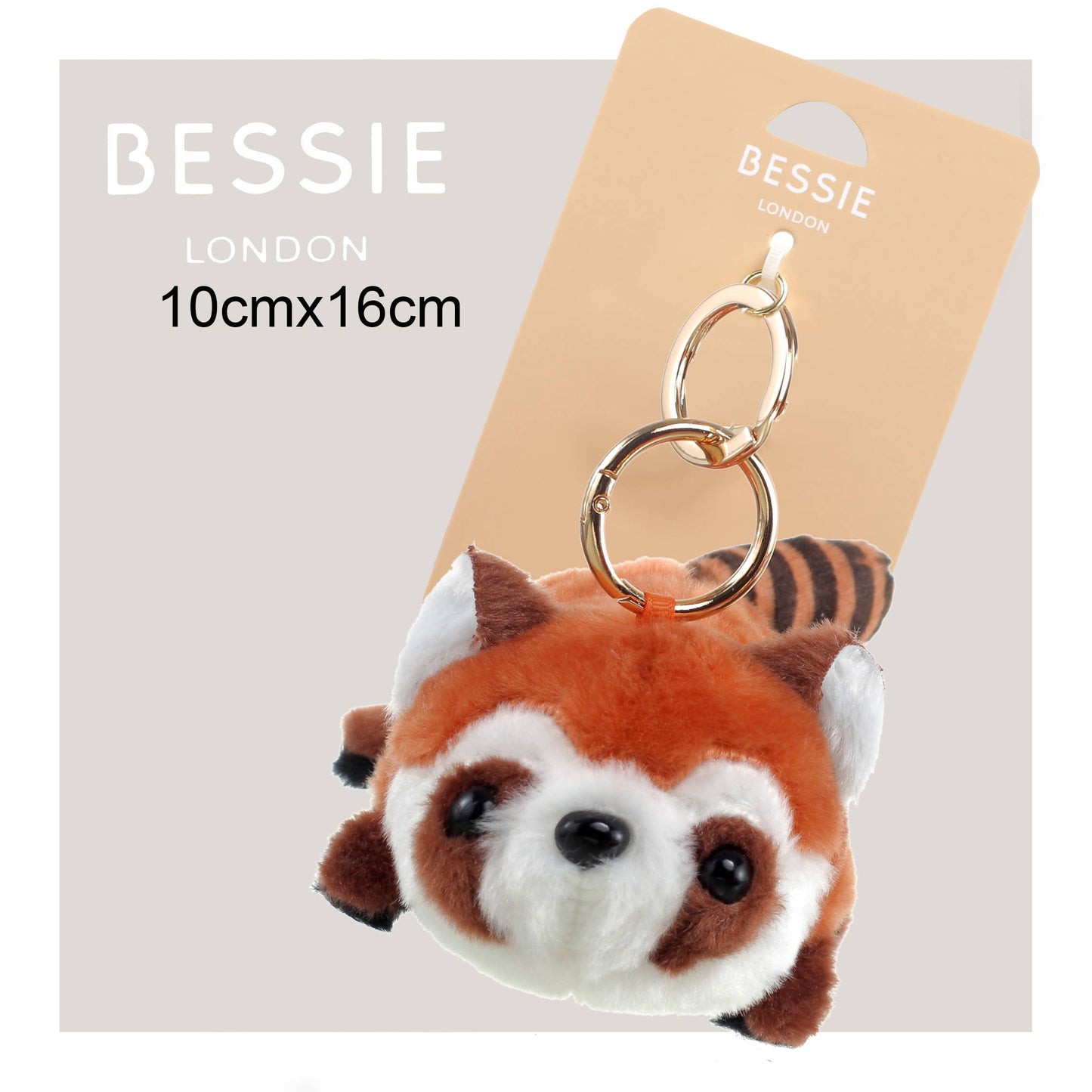PLUSH RED PANDA BAG CHARM