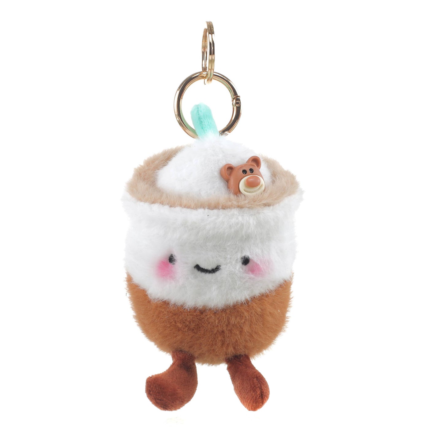 PLUSH ICED COFFEE BAG CHARM