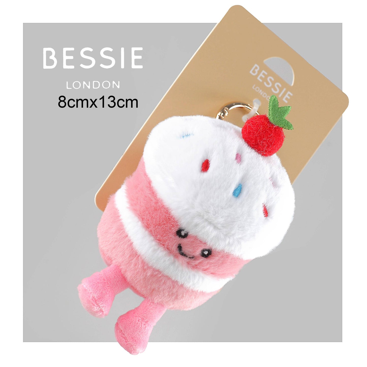 PLUSH CUPCAKE BAG CHARM
