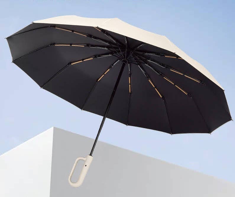 Large Umbrella 10 Ribs Storm Resistant Automatic Open/Close