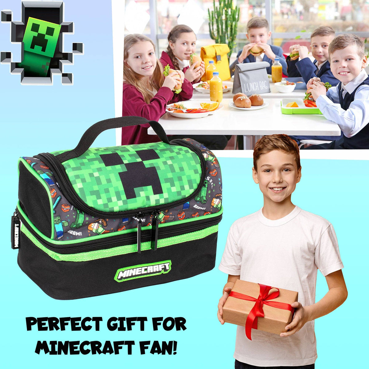 Minecraft Multi Lunch Bag